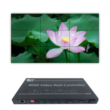 Горещ продаваният дистанционно управление, RS232 4K 8K TV 1x5 1x7 3x3 3x4 HDMI видеостена контролер