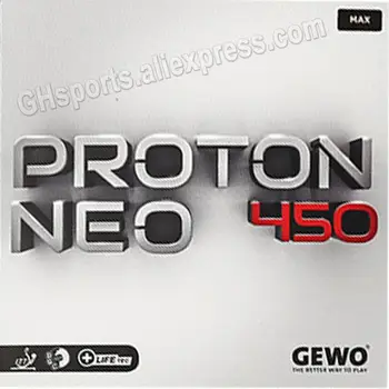 Гума за тенис на маса GEWO Proton Нео 450 (произведено в Германия) Вставляемая в елементи на оригиналната гума за тенис на маса GEWO Proton Нео 450