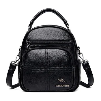 Дамски кожени чанти през рамо, чанта-месинджър, луксозни чанти, дизайнерски висококачествени дамски реколта пътни чанти през рамо за жени