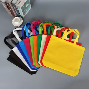 Дамски сгъваема чанта за пазаруване за многократна употреба еко-чанти през рамо от нетъкан текстил, обикновена големи чанти-тоут, чанти за храни, чанта