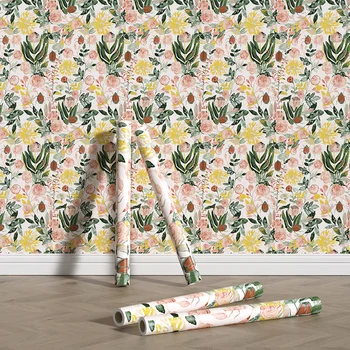 Дизайн във формата на цвете семки, отклеивающаяся водоустойчив стикер за тапети за декориране на мебели, самозалепващи се тапети, PVC