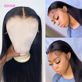 Директен перука от човешка коса на дантели 13x4, перуки, изработени от човешка коса на дантели за черни жени, бразилски перука от човешки косъм, 30-инчов лейси закопчалката