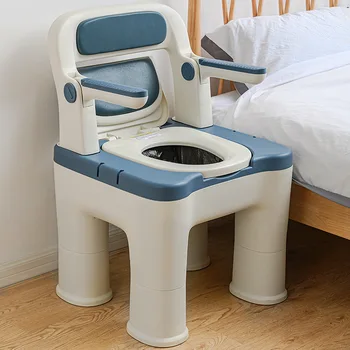 Домакински стульчак за тоалетна възрастните хора може да се повиши и по-ниски, седалка за тоалетна възрастните хора може да се движи, а на вътрешния