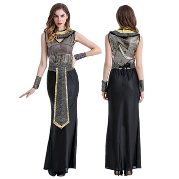 Древнеегипетская Клеопатра Екзотичен костюм на Клеопатра за cosplay за Хелоуин, карнавал, парти, маскарад, Египетски рокля на кралицата на фараона