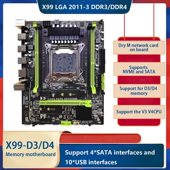 Дънна платка X99 PC DDR3/DDR4 64 GB Слот за ECC памет M. 2 PCIE16X USB3.0 SATA3.0 дънната Платка