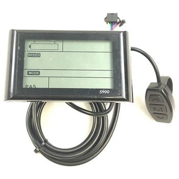 Електрически велосипед LCD дисплей S900 36-48 В Електрически велосипед Интелектуална контролен панел SM с подсветка Аксесоари