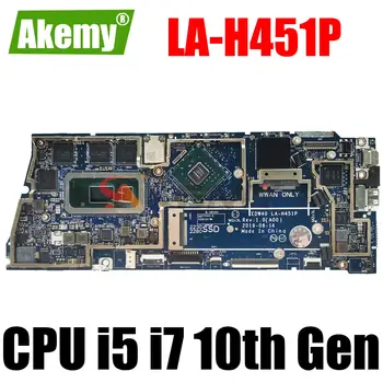 За DELL 7490 CN-0M8T87 0M8T87 M8T87 С дънна платка SRGKW I7-10510U CPU EDW40 LA-H451P дънна Платка на лаптоп N17S-G2-A1 100% Работа