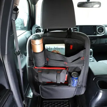 За Ford Maverick 2022-23 плат Черен автомобилен органайзер Чанта за багаж на гърба на седалката Многофункционален джоб за подреждане и прибиране на аксесоари за автомобили