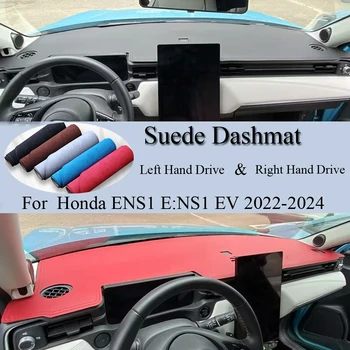 За Honda ENS1 E: NS1 EV 2022-2024 Замшевый Кожена противоскользящий Подложка за арматурното табло, Подложка за арматурното табло, Козирка, Килими, Аксесоари за Автомобили