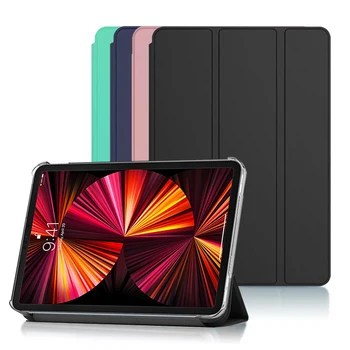 За iPad Pro 11 инча 2020 2021 2018 Калъф Smart-калъф от Изкуствена кожа с поставка за iPad 11 
