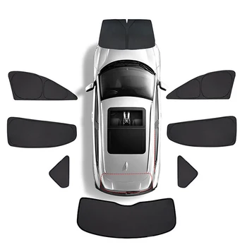 За MG ZS 2019 2020 2021 2022 Аксесоари Черно Напълно Херметично Авто сенника На Странично Прозорец на сенника UV-топлинните предпазни Пердета