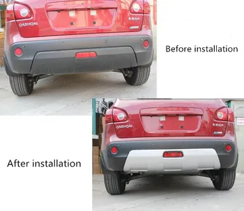 За Nissan Qashqai 2008-2015 ABS инженерни пластмаси предни и задни брони защита от надраскване автомобилни аксесоари