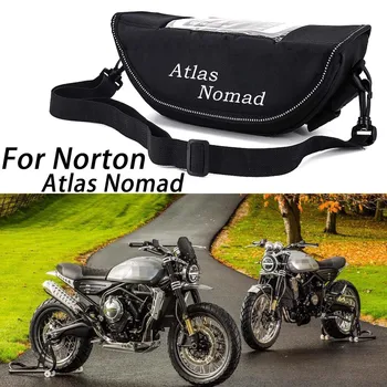 За NORTON Atlas Nomad, аксесоар за мотоциклет Atlas nomad, водоустойчив и пылезащитная чанта за съхранение на волана, навигация чанта