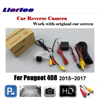 За Peugeot 408 2015-2017 Автомобилна Камера за Обратно виждане за Обратно виждане За паркиране HD CCD OEM SONY ЧИП CAM