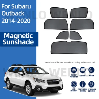 За Subaru Outback 2015-2020 шторка на предното стъкло, магнитен козирка, авто козирка, блокиране на светлина, козирка, защита на детския страничните прозорци