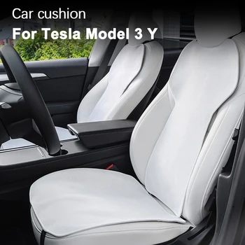 За Tesla, модел 3 Y Калъф за авто седалки Въздушна Възглавница за облегалка фланелевая анти-мръсни анти-удар Бялата възглавница Аксесоари за интериора