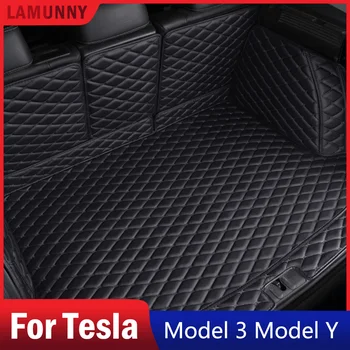 За Tesla, модел 3 Модел S модел X модел Y автоаксесоари Авто мат пълно покритие на багажника на колата подложки