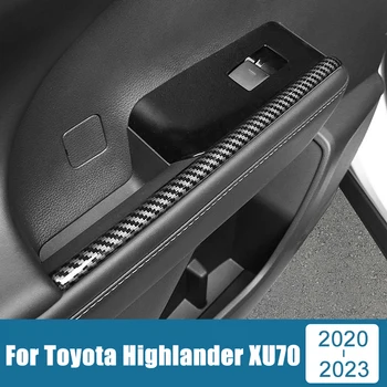 За Toyota Highlander XU70 Kluger 2020 2021 2022 2023 ABS, Подлакътник Панел на Вратата на Колата на Ключа на Прозореца Бутон за Повдигане на Капака Довършителни Етикети