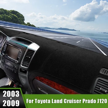 За Toyota Land Cruiser Prado 120 J120 2003 2004 2005 2006 2007 2008 2009 Покриване на Арматурното табло на Автомобила Слънчеви Подложки Избягвайте Светлите Килими