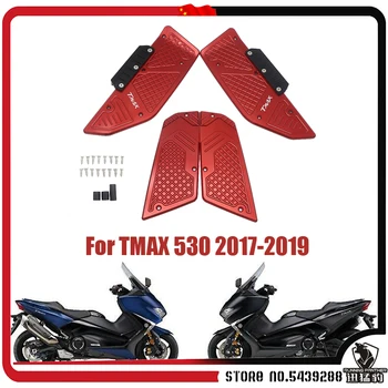 За YAMAHA TMAX530 TMAX 530 T-MAX530 T-MAX 2017-2019 Скутер Предната и Задната част на Крака Крака на Педала на Крака Мотоциклет