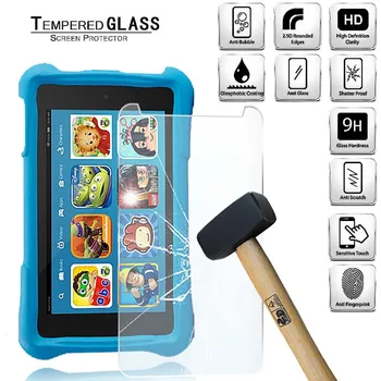 Защитно фолио от закалено стъкло за таблета на Kindle Fire 7 Kids Edition (2017), защитно фолио 9H