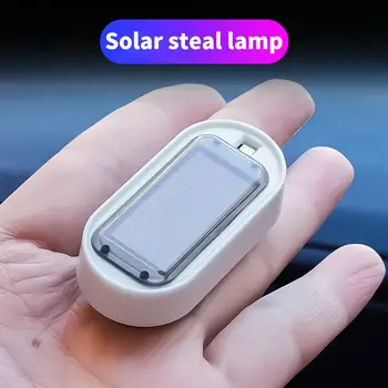 Здрав светлочувствителен самоклеящийся USB-за зареждане на автомобилна безжична лампа-светкавица, лесен за инсталиране, стробоскоп за кола