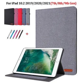 Калъф Funda За iPad 10 2 Калъф 2021 2019 2020 С Ковбойским Модел, флип-надолу Делото-Поставка За iPad 10,2, калъф за iPad 9 8 7 8th 9th поколение, дело на Корпуса