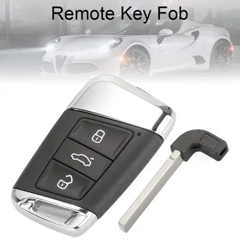 Калъф за дистанционно ключ с 3 бутона, подходящ за Volkswagen New Magotan B5 Golf Variant, панти калъф за дистанционно ключ + вставное нож
