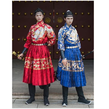 Китайската традиция, Ханфу, имитация на дракона на династията Мин, грим, цвете, дълга рокля, прилеп риба, дрехи, Самурай, cosplay, дисфрации