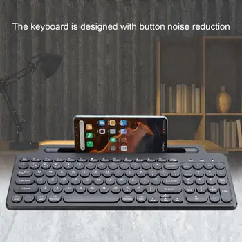Клавиатура за PC противоударная, дълго време на автономна работа, което е съвместимо с Bluetooth /2,4 G офис клавиатура, клавиатура за работния плот с ниска латентност