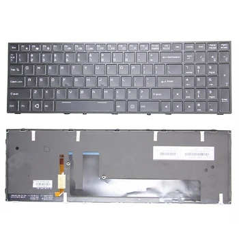 Клавиатура с подсветка P650HP6 за CLEVO P650RS MP-13H83USJ430C 6-80-P65S0-010-1 6-80- P65S0-012-1 Английски за САЩ