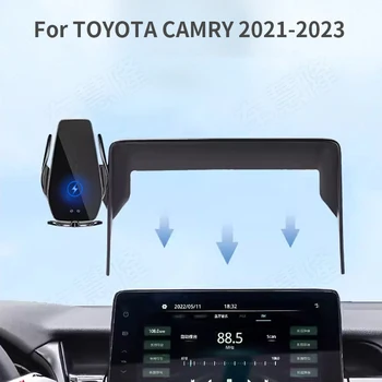 Кола, телефон за TOYOTA CAMRY 2021-2023 скоба за навигация по екрана, магнитна стойка за безжично зареждане на New Energy