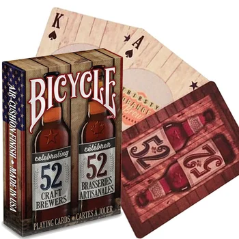 Кормило крафтовое бира V2 карти за Игра приготвяне на тесте USPCC покер Магически игри с карти Подпори за фокуси за магьосник