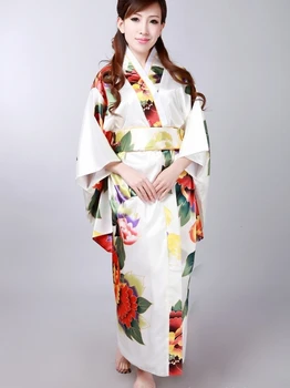 Костюм Тан Национален костюм Кимоно от тъкан от полиестерни влакна с костюм Ханфу Cosplay