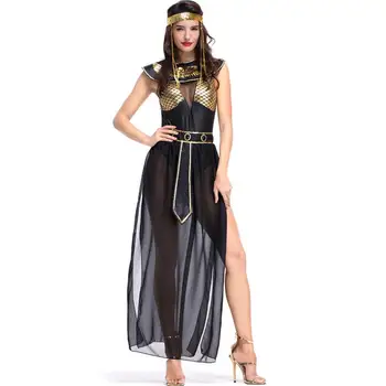 Костюми средновековна кралица Клеопатра за възрастни жени, дрехи за cosplay на древната египетска фараона, маскарадное принцеса рокля на Египет за Хелоуин