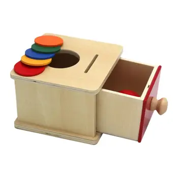 Кутия за играчки с топки, информационни развитие на играчка, учебно помагало, игра за занимания, развитие на малък мотор за деца от предучилищна възраст, подаръци за деца
