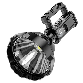 Лампа външен led преносим титуляр за фенерче, лампа, мощен водоустойчив USB-акумулаторна прожектор със силно осветление