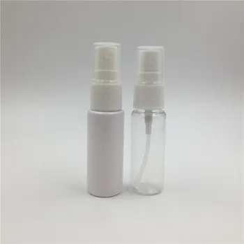 Лидер в продажбите 100 + 2 ЕЛЕМЕНТА 20 мл прозрачен PET прозрачни малки празни пластмасови бутилки с пистолет, козметични флакони със спрей за спиртни напитки за еднократна употреба