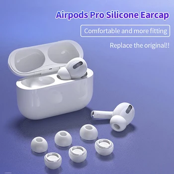 Меки Силиконови Слушалки в ушите Калъф за слушалки Apple Airpods Pro, Ушни втулки Размер L, M, S, Ушни втулки за слушалки Airpods pro