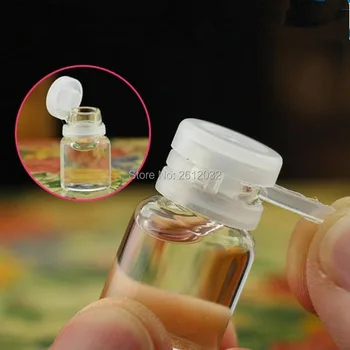 Мини стъклени флакони за парфюми с малко образци на Флакон на парфюм 2 мл Е лабораторен пробирка за течни аромати Пробна бутилка F2017379
