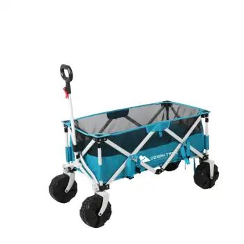 Модерната плажна количка Vibe, за улицата и къмпинг, син, за възрастни