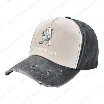 Модни ковбойская бейзболна шапка Peygeots за мъже и жени, реколта регулируема бейзболна шапка с цветни шевове, выстиранная шапка за татко
