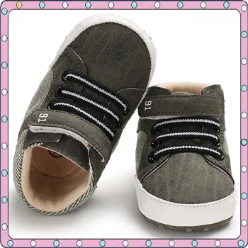 Модни маркови обувки за малки момчета, обувки за бебета, първите проходилка за 1 година, мека подметка 0-18 м, подарък за малки деца, преди на разходка