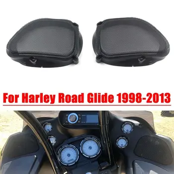 Мотоциклетът мрежа, решетка на говорителя, прахоустойчив, защитен калъф, комплект за Harley Road Glide FLTR Ultra FLTRU Custom FLTRX 1998-2013