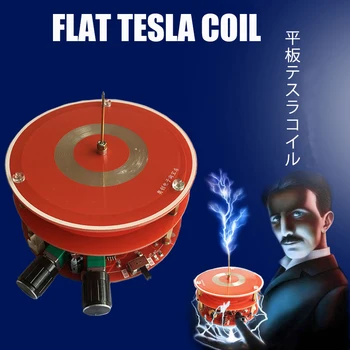 Музикалното бобината на Тесла, плазмен генератор на мълния TC ARC, безжичен пренос, експериментална технология, играчка модел