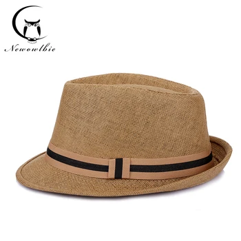 Мъжки корея модерна лятна шапка за отдих на открито, солнцезащитная шапка, плажна шапка, слама дишаща шапка
