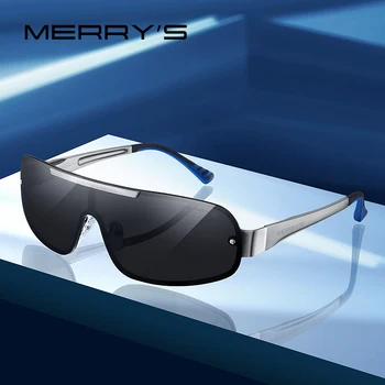 Мъжки поляризирани слънчеви очила MERRYS DESIGN HD за шофиране, риболов, мъжки интегрирани слънчеви очила с UV400 S8616