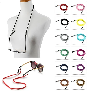 Нескользящая верига за слънчеви очила кабел за спорт на открито за жени и мъже, очила, държач за щипка за очила, сменящи се на ремък, каишка за очила
