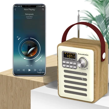 Нов Bluetooth говорител, радио, led многофункционален дигитален дисплей, bluetooth-радио с дръжка, многофункционална карта, U-диск, MP3 плейър