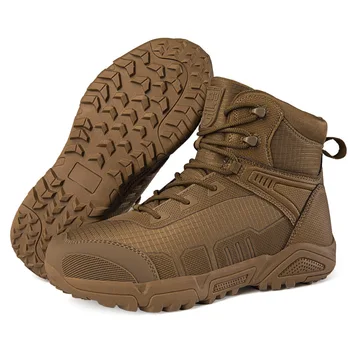 Нова ежедневни туризъм обувки със среден размер, модерен външни непромокаеми военни обувки, удобни нескользящая обков, тактически обувки за пустинята